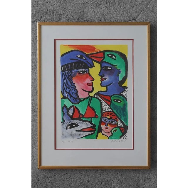 Ulrika Hydman Vallien, Composition of Figures, 1999 Color lithography Work signed by the artist, dated and signed P.T...