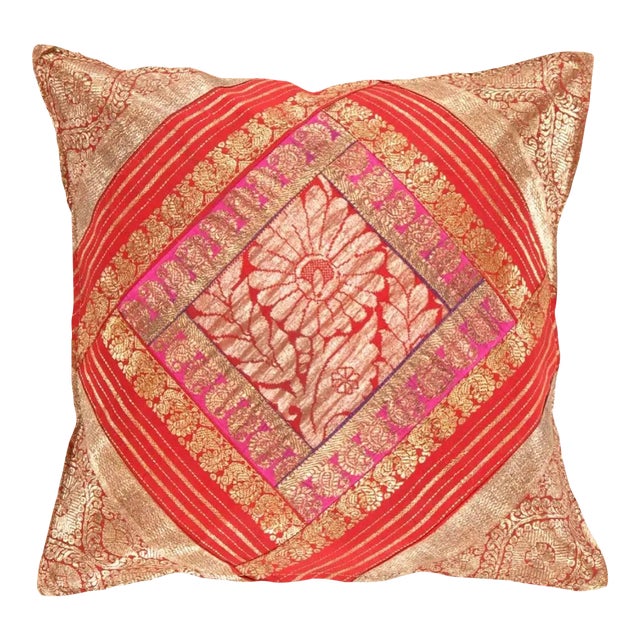 Decorative Pillow Covers Sari Silk For Sale