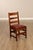 L. & J.G. Stickley, Inc. Antique L. & J. G. Stickley Set Of Four Oak Ladder Back Dining Chairs #800 For Sale - Image 4 of 18