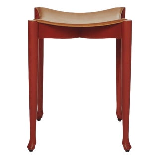 Red Gaulino Stool by Oscar Tusquets for BD Barcelona For Sale