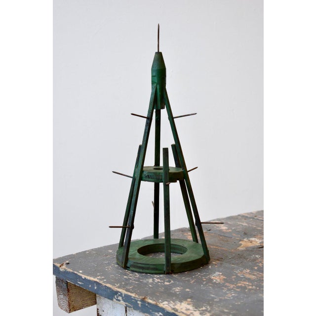 1950s Vintage Sculptural Folk Art Spool Holder, Circa 1950s For Sale - Image 5 of 12
