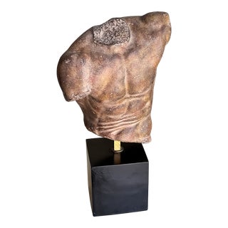 Greek/Roman Style Male Torso Sculpture by Alva S. Eylanbekov For Sale