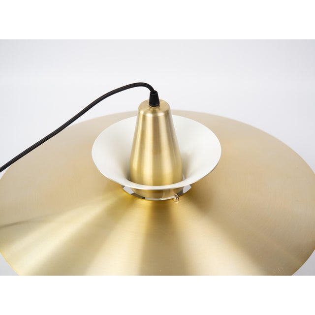 Metal Vintage Danish Roma Pendant Lamp from Junge, 1980s For Sale - Image 7 of 15