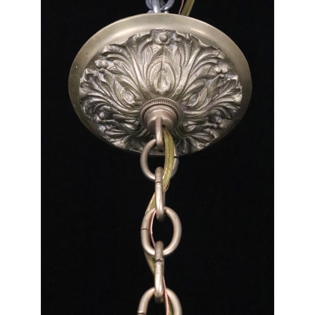 Antique Louis XV Crystal & Brass Chandelier For Sale - Image 12 of 12