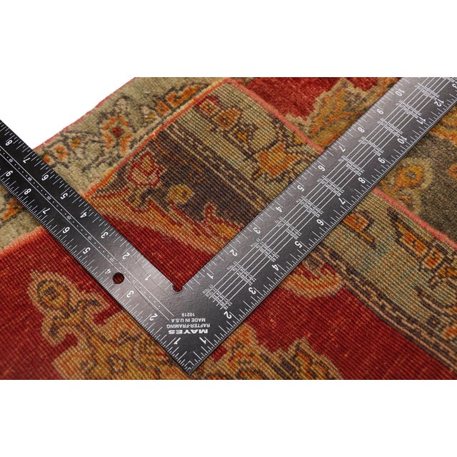 Mid 20th Century Vintage Turkish Yastik Rug - 01'07 X 02'04 For Sale - Image 5 of 8