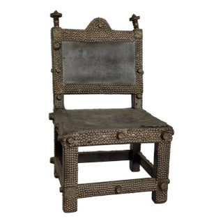 19th Century Ashanti King Chair For Sale