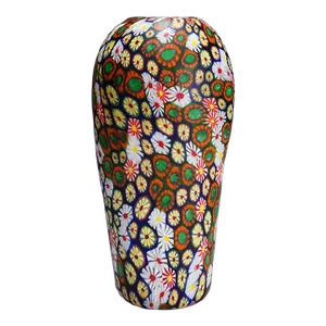 Vase With Redentore and Kiku Murrines Ermanno Toso for Fratelli Toso 1960s