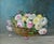 Original oil painting by French Artist Colette Privat (b.1935). She is best known for her impeccable floral paintings...
