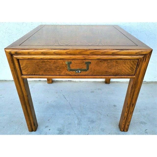 MidCentury Modern Henredon Artifacts End Side Table Chairish