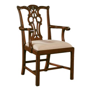 Maitland-Smith Massachusetts Aged Regency Arm Chair For Sale