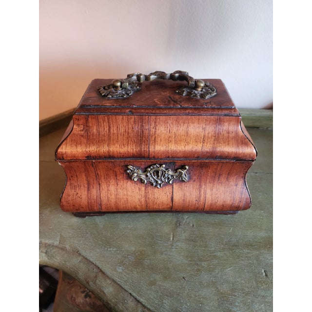 Rustic European 18th Century Dutch Tea Caddy For Sale - Image 3 of 12