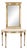 Italian Neoclassical Louis XVI Demilune Marble Top Console Table & Mirror For Sale