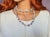 White Vintage Art Deco Chinese Hand-Painted Floral Porcelain Necklace, 1930s, 41" For Sale - Image 8 of 9