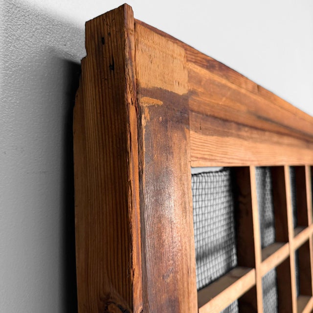 Black Antique Japanese Wooden Door Wall Panel, 1890s For Sale - Image 8 of 17
