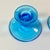 1940s Art Deco Boho Chic Hollywood Regency Depression Era Pressed Glass Candle Holders - A Pair For Sale - Image 6 of 13
