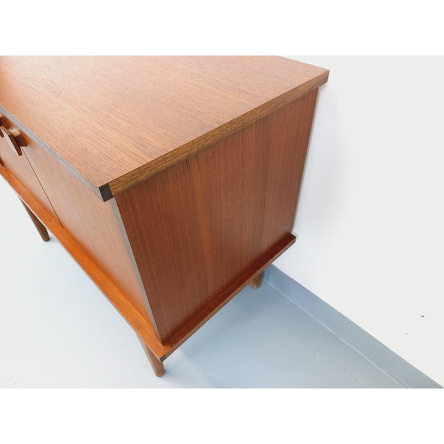 Small Vintage Scandinavian-Style Teak Sideboard, 1960s For Sale - Image 13 of 15