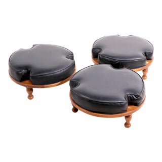 Set of 3 Mid Century Stacking Stools by Viko Baumritter For Sale