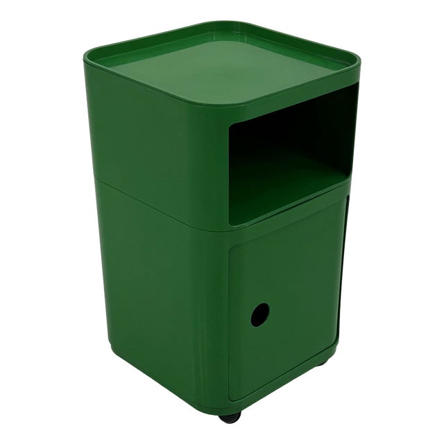 Green Componibili Storage Unit by Anna Castelli for Kartell, 1970s For Sale