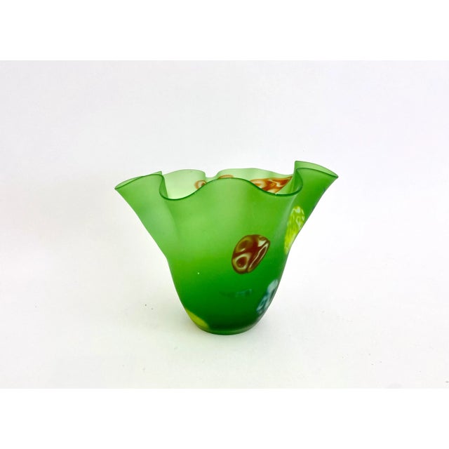 Art Glass Handkerchief Vase For Sale In Los Angeles - Image 6 of 9
