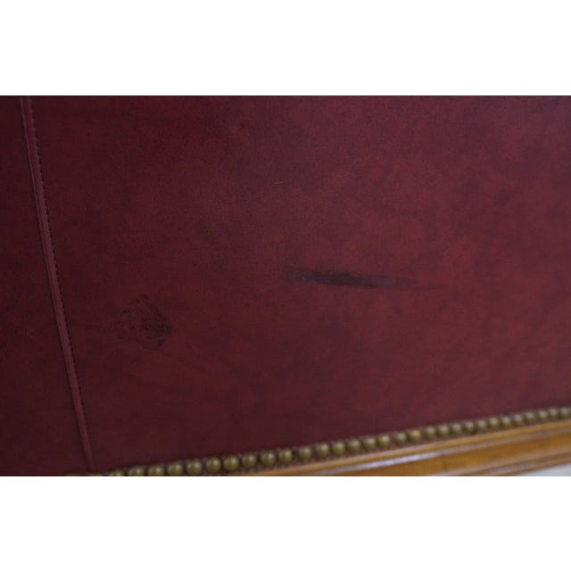 Old Hickory Leather Wingback Chair and Ottoman (Set of 2) For Sale - Image 17 of 17