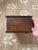 Antique Brown Wooden Dresser Desk Top Sewing Box For Sale - Image 10 of 12
