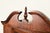 Wood Baker Furniture Style Federal Carved Mahogany Bookcase Cabinet, Circa 1940s For Sale - Image 7 of 15