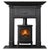 An impressive edwardian cast iron fireplace surround dating precisely to 1908, displaying the restrained architectural...