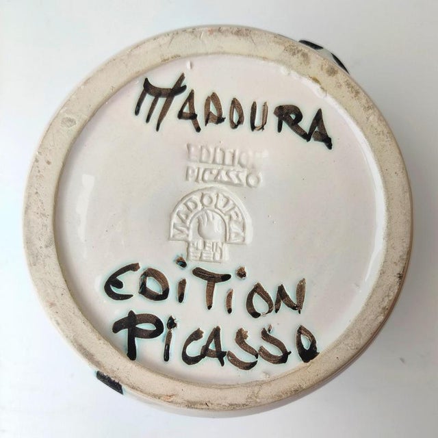 Ceramic, 1956 Edition : 500 Publisher : Edition Picasso Catalog : [Ramié 368] White terracotta, oxidized kerosene...