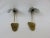 Italian Brass, Black Lacquered Aluminum and Glass Bead Sconces, 1950s, Set of 2 For Sale - Image 4 of 18