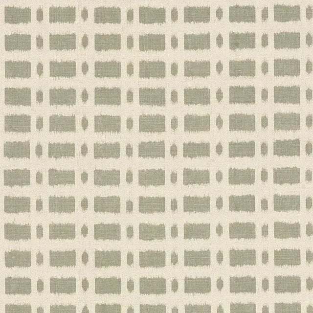 Schumacher X Veere Grenney Townline Road Fabric in Sage For Sale