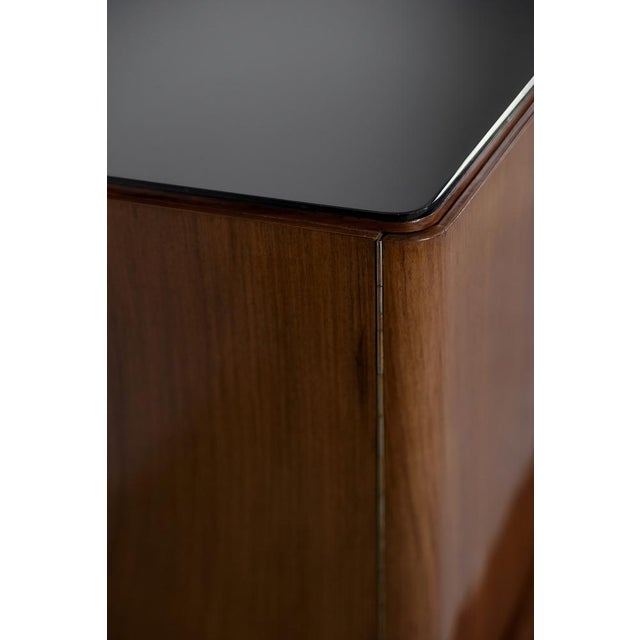 Large French Art Deco Walnut Buffet, 1920s For Sale - Image 16 of 18