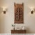 Dimensions: 16" W x 2" D x 40" H This piece is an old architectural element and is handcrafted by artisans using basic...