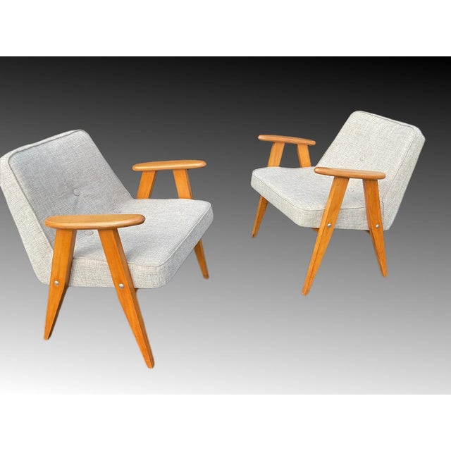 Set of 366 Easy Chairs by Jozef Marian Chierowski, 1960 For Sale - Image 10 of 16