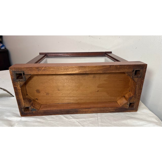 Antique 19th Century Handmade Wood Glass Countertop Store Display Show Case Box For Sale - Image 9 of 12