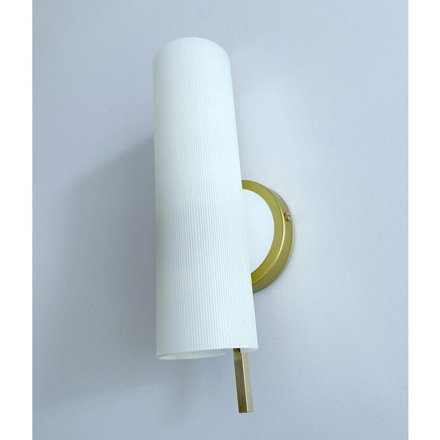 Vintage Glass Sconce from Hillebrand Leuchten, 1950s For Sale - Image 12 of 15