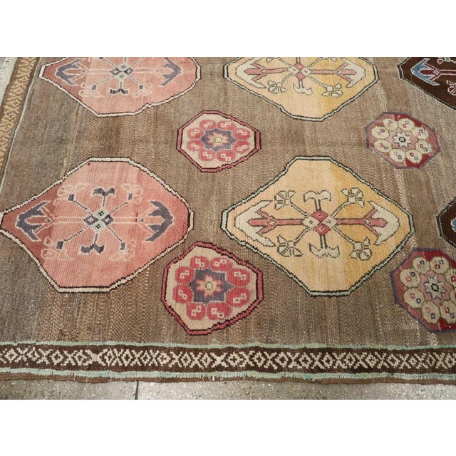 Mid 20th Century Galerie Shabab Collection Mid-20th Century Turkish Anatolian Tribal Carpet For Sale - Image 5 of 8