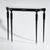 Mid-20th Century Black Console Table with White Stone Top, Italy For Sale - Image 15 of 18