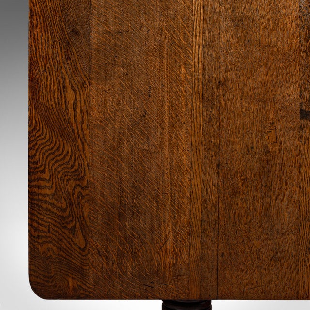 Antique Parlour Drinking Table, Scottish Oak, Tilt Top, Country House, Victorian For Sale - Image 9 of 12