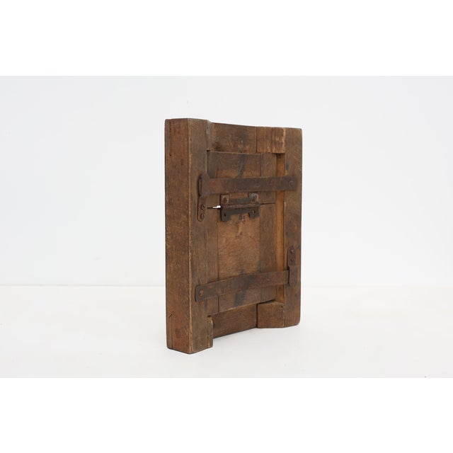 1920s Small Rustic Wooden Photoframe with Glass, France, 1920s For Sale - Image 5 of 14