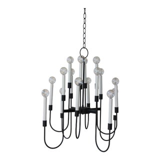 1960s Mid-Century Chandelier by Lightolier For Sale