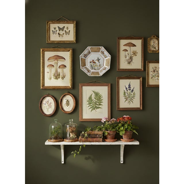 Contemporary Vintage Porcelain Jamestown China "Golden Nectar" Art of Chokin Octagon Plate For Sale - Image 3 of 10