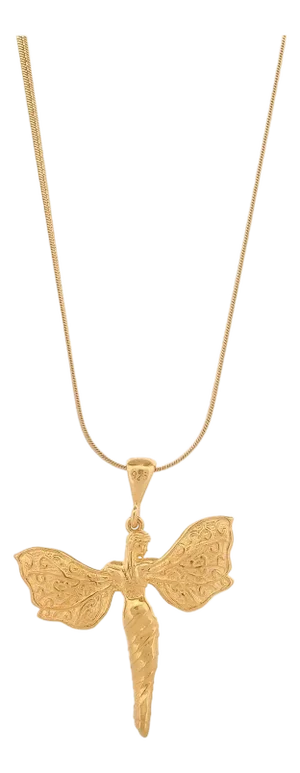 Heavenly Guardian Gold Vermeil Necklace