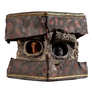 Late 20th Century Eyehole Peepers | Mixed Media Surrealist Sculpture For Sale