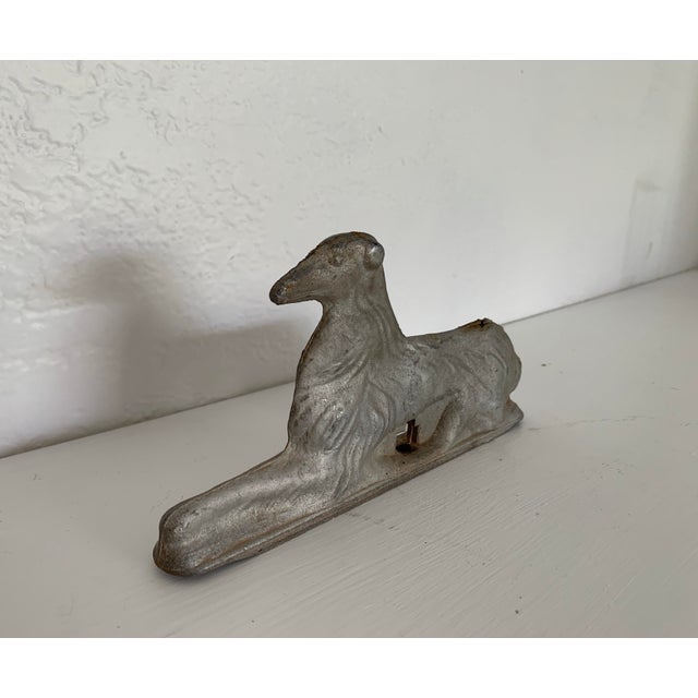1960s Dog Gate Fence Topper Ornament For Sale - Image 4 of 5