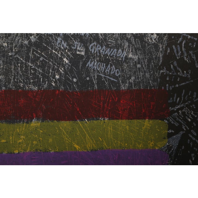 Antonio Frasconi, a Lorca, Lithograph For Sale - Image 4 of 6