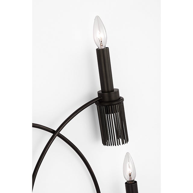 Sutton 4-Light Sconce in Bronze Designer: Fisher Weisman Finish: Bronze Height: 29.75" Width: 16.75" Extension: 4"...