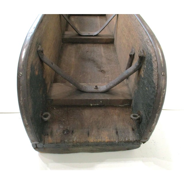 Folk Art Antique Snow, Ice Toboggan Sled For Sale - Image 14 of 18