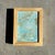 Abstract Vintage Boho Miniature Abstract Painting in Wood Frame For Sale - Image 3 of 7