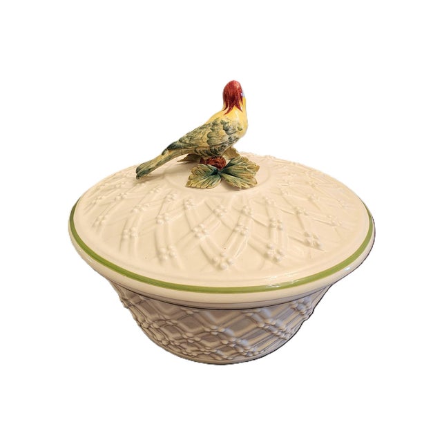 1990s Tiffany & Co. Italian Serving Bowl and Lid For Sale In Los Angeles - Image 6 of 16