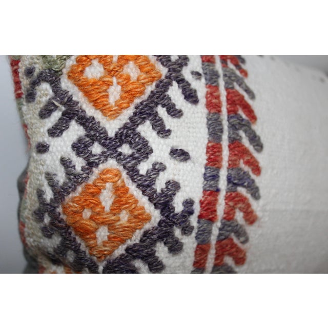Turkish Kilim Decorative Pillow Cover - 16”x16" & 10.5"x20" For Sale - Image 9 of 13
